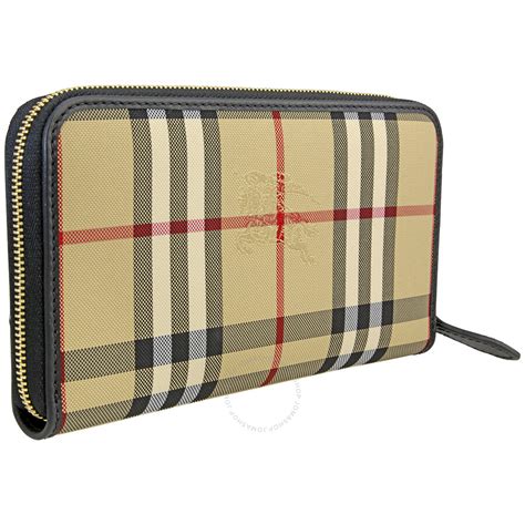 burberry replica horseferry house check wallet black|BURBERRY Horseferry Check Finsbury Wallet Black.